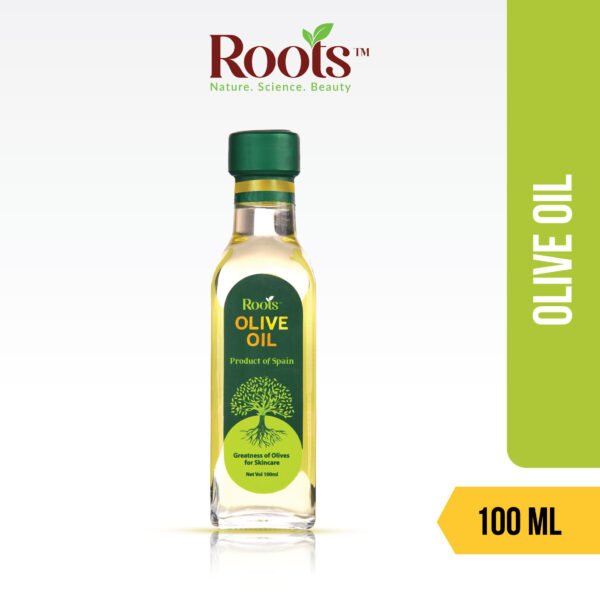 Roots Olive Oil-100ml (Glass Bottle) - Roots Wellbeing Limited